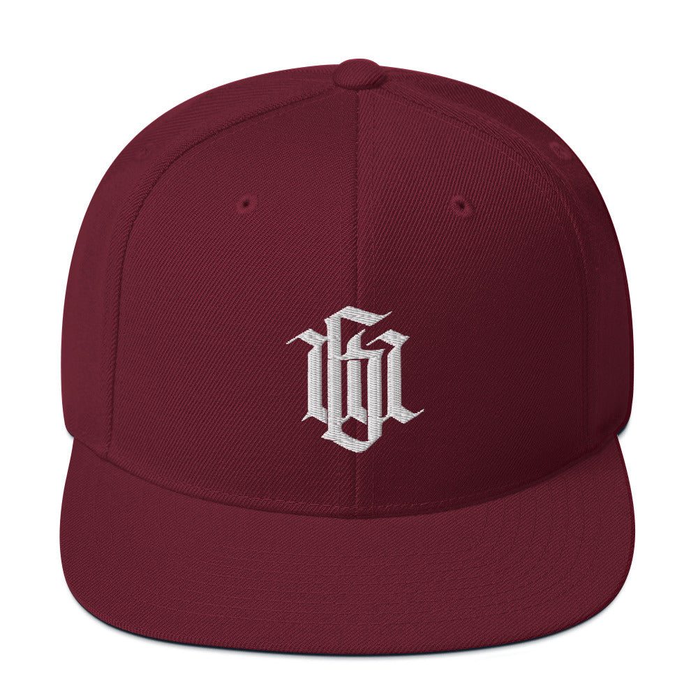 Flat bill snapback